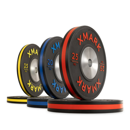 XMARK Striped Premium IWF Training Bumper Plates