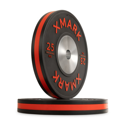 XMARK Striped Premium IWF Training Bumper Plates (kg)