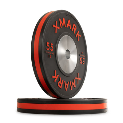 XMARK Striped Premium IWF Training Bumper Plates (lb)