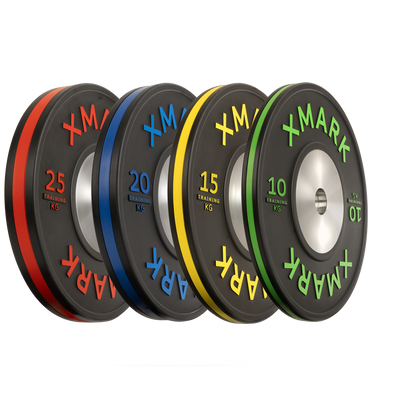 XMARK Striped Premium IWF Training Bumper Plates