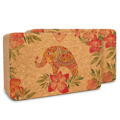 Yolaha Artist Cork Yoga Block Set