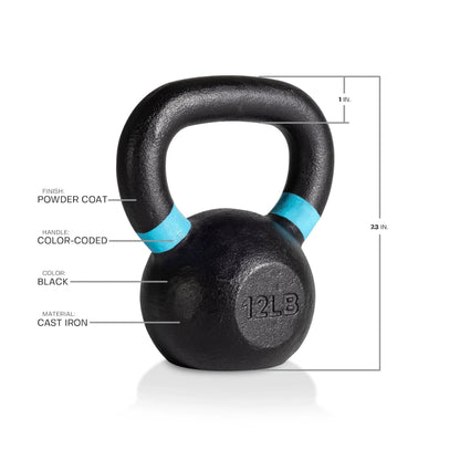 Tru Grit Fitness Cast Iron Kettlebells