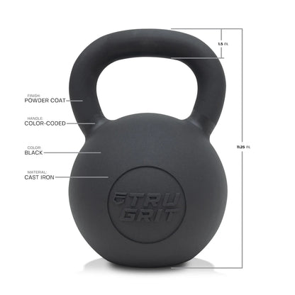 Tru Grit Fitness Cast Iron Kettlebells