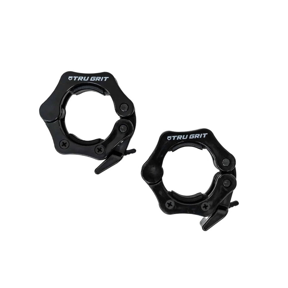 Tru Grit Fitness Clamp Barbell Collars Pair