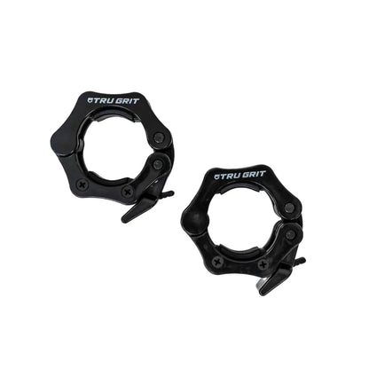 Tru Grit Fitness Clamp Barbell Collars Pair