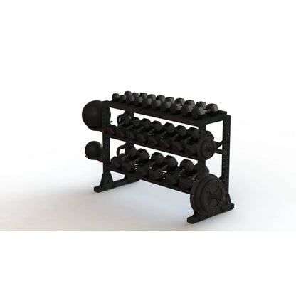 Tru Grit Fitness Free Standing Modular Storage Rack