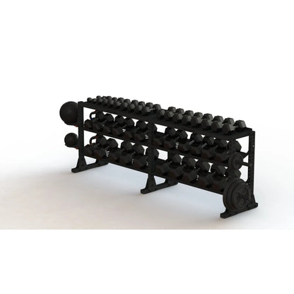 Tru Grit Fitness Free Standing Modular Storage Rack
