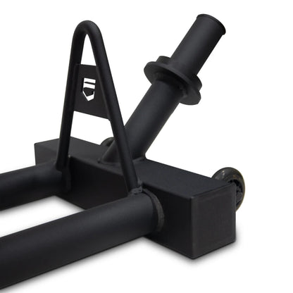 Tru Grit Fitness Horizontal Plate & Dual Barbell Storage Rack