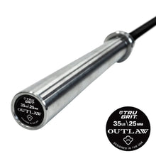 Tru Grit Fitness Outlaw 35LB Black Zinc Barbell