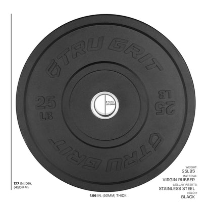 Tru Grit Fitness Phantom Elite Bumper Plates (Pairs)
