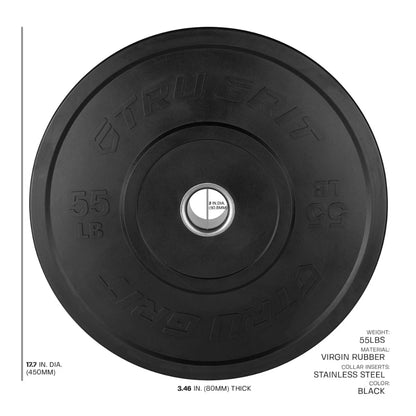 Tru Grit Fitness Phantom Elite Bumper Plates (Pairs)