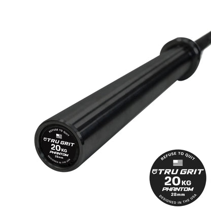 Tru Grit Fitness Phantom Series 20KG Cerakote Barbell