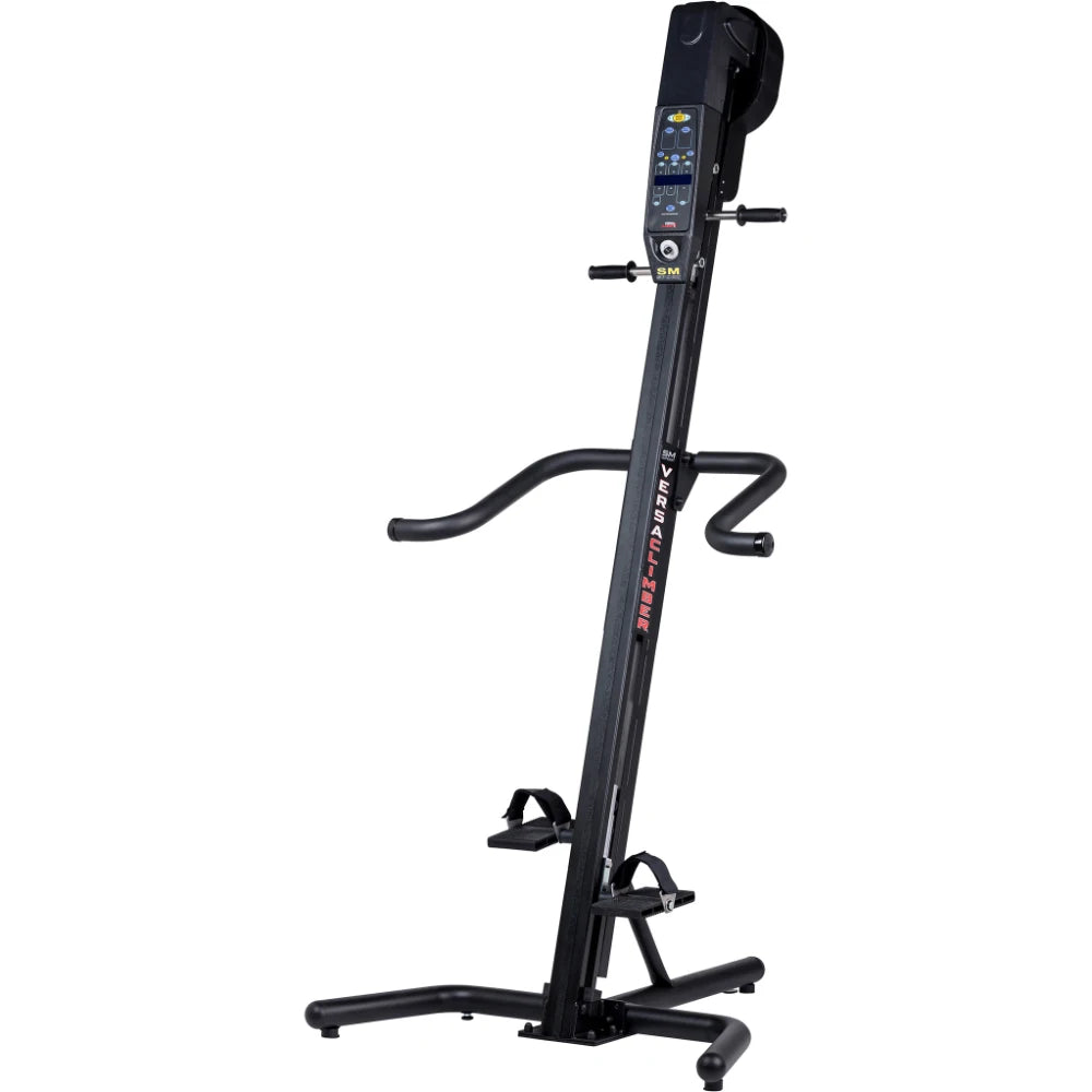 VersaClimber SM Magnetic – front view mockup of compact magnetic vertical climber with digital console