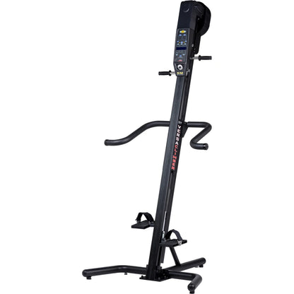 VersaClimber SM Magnetic – front view mockup of compact magnetic vertical climber with digital console