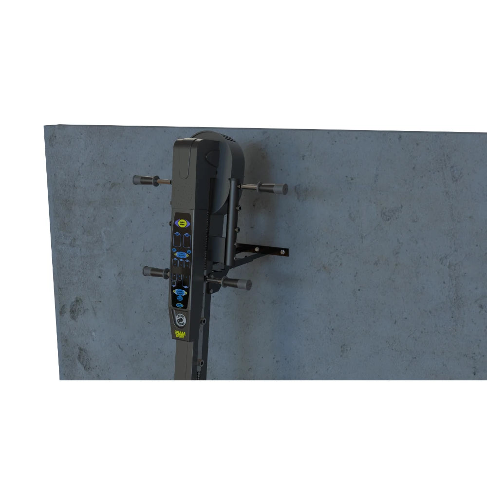 VersaClimber SM Magnetic – mockup of SM Magnetic unit attached to wall-mount bracket for minimalist setup