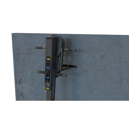 VersaClimber SM Magnetic – mockup of SM Magnetic unit attached to wall-mount bracket for minimalist setup