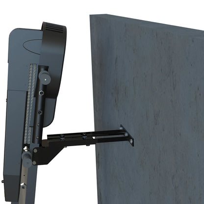 VersaClimber SM Magnetic – angled wall-mounted view showing minimal floor-space use in gym