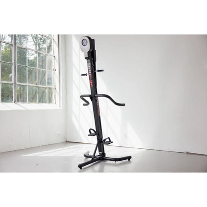 VersaClimber TS Magnetic – promotional lifestyle banner showing climber in action with brand overlay