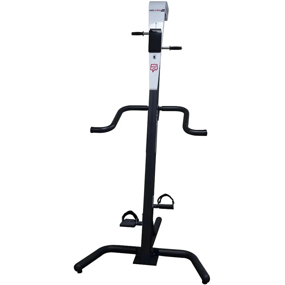 VersaClimber TS Magnetic – white climber mockup front view with HD touch screen and sleek design