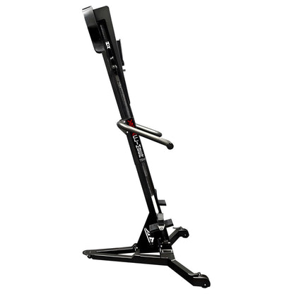 VersaClimber TS Magnetic – black stackable-base climber mockup showing modular design ideal for group studio setups