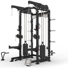 XMARK Commercial Half Rack Functional Trainer with Dual 220-Pound Stacks