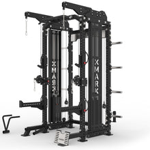 XMARK Commercial Half Rack Functional Trainer with Dual 220-Pound Stacks