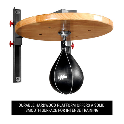 XMARK Professional Speed Bag Platform with Chain Swivel