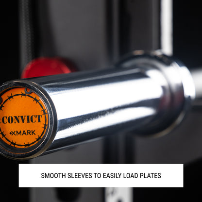 XMARK Convict 6ft Rackable Curl Bar