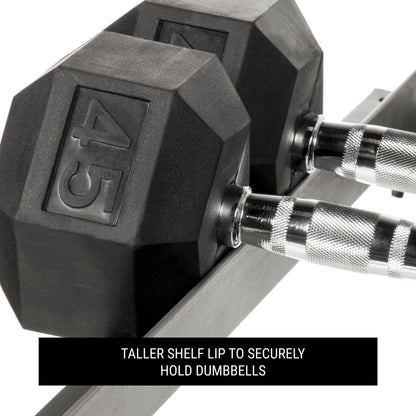 XMARK 3-Tier Dumbbell Rack with 10 Dumbbell Pairs