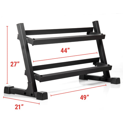 XMARK 2-Tier Dumbbell Rack