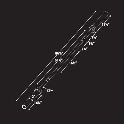 XMARK Catahoula IWF Men’s Training Bar