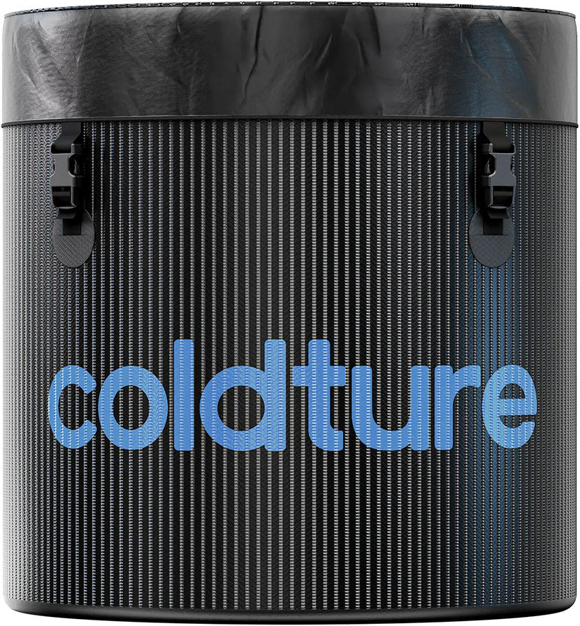 Coldture Ultra Barrel Light featuring a sleek black design with blue coldture branding.