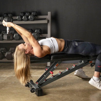 XMARK Ox Series Adjustable Flat, Incline, Decline Weight Bench