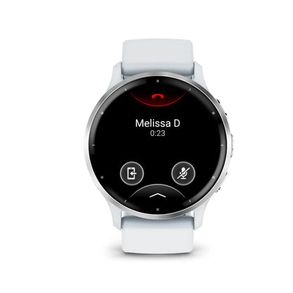 Garmin Venu 3 Slate/Black – front hero with slate bezel and black band