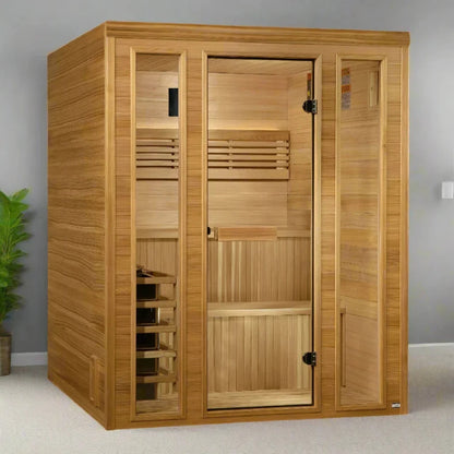 Golden Designs Andermatt 3-Person Traditional Indoor Sauna GDI-7030-01
