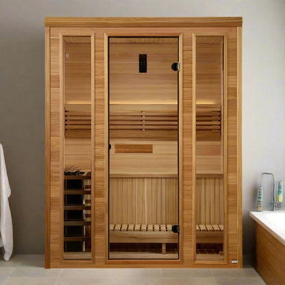 Golden Designs Andermatt 3-Person Traditional Indoor Sauna GDI-7030-01
