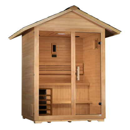 Golden Designs Arlberg 3-Person Traditional Outdoor Sauna GDI-8103-01