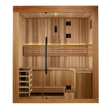 Golden Designs Copenhagen 3-Person Traditional Indoor Sauna GDI-7389-02