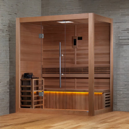 Golden Designs Forssa 3-Person Traditional Indoor Sauna GDI-7203-01