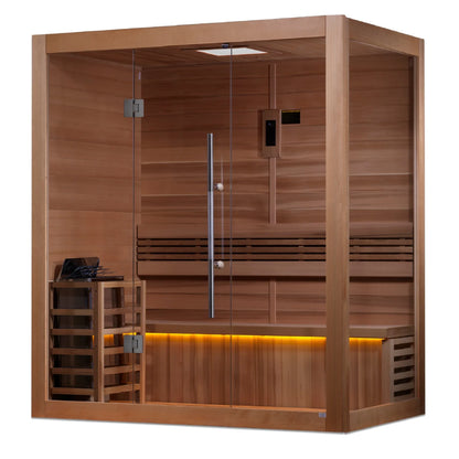 Golden Designs Forssa 3-Person Traditional Indoor Sauna GDI-7203-01