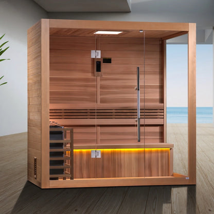 Golden Designs Forssa 3-Person Traditional Indoor Sauna GDI-7203-01