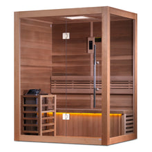 Golden Designs Hanko 3-Person Traditional Indoor Sauna GDI-7202-01