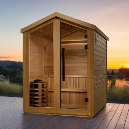 Golden Designs Kaarina 6-Person Traditional Outdoor Sauna GDI-8506-01