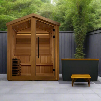 Golden Designs Kaarina 6-Person Traditional Outdoor Sauna GDI-8506-01