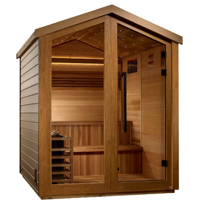 Golden Designs Kaarina 6-Person Traditional Outdoor Sauna GDI-8506-01