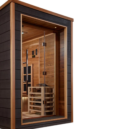 Golden Designs Karlstad 6-Person Hybrid Outdoor Sauna GDI-8226-01