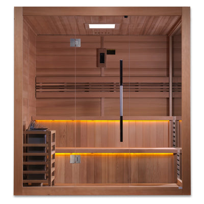 Golden Designs Kuusamo 6 Person Traditional Indoor Sauna
