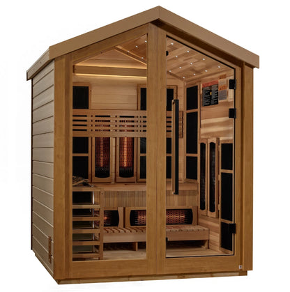 Golden Designs Loviisa 3-Person Hybrid Outdoor Sauna GDI-8523-01