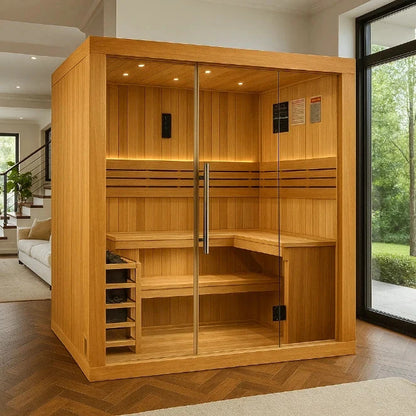 Golden Designs Osla 6-Person Traditional Indoor Sauna GDI-7689-02