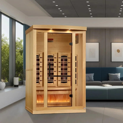 Golden Designs Reserve Edition 2-Person Full Spectrum Indoor Infrared Sauna GDI-8020-03